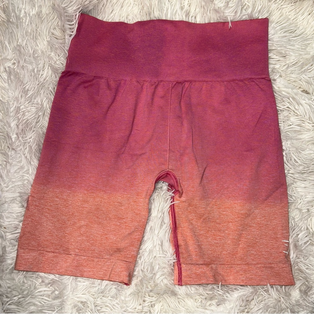 Gymshark seamless ombré bike shorts medium